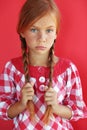 Redheaded child Royalty Free Stock Photo