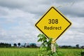 308 Redirect HTTP status code concept Royalty Free Stock Photo