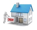 ÃÂ¡redit for real estate Royalty Free Stock Photo
