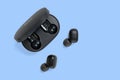 Redmi AirDots pro wireless earbuds with Bluetooth 5.0 support Can be used for bilateral calls Royalty Free Stock Photo