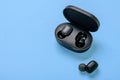 Redmi AirDots pro wireless earbuds with Bluetooth 5.0 support Can be used for bilateral calls Royalty Free Stock Photo