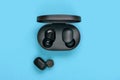 Redmi AirDots pro wireless earbuds with Bluetooth 5.0 support Can be used for bilateral calls Royalty Free Stock Photo
