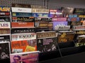 Redmond, WA USA - circa 2022: Close up view of music sheet song books for sale inside a Guitar Center store Royalty Free Stock Photo