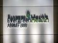 Redmond, WA USA - circa December 2022: Flat view of the Evergreen Health Primary Care light up sign outdoors