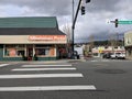Redmond, WA USA - circa March 2021: Street view of a Minuteman Press shop, offering design, print, and marketing services