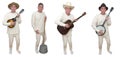 Funny Redneck Country Music Band - Humor Royalty Free Stock Photo