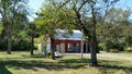 Redoing the red horse barn Royalty Free Stock Photo