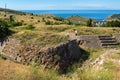 Redoubts of nineteenth century. Balaklava in Crimea. Royalty Free Stock Photo