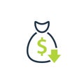 Reduce costs icon