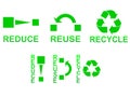 Reduce Reuse Recycle Royalty Free Stock Photo