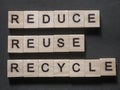 Reduce Reuse Recycle, Motivational Words Quotes Concept