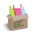 Reduce reuse recycle Royalty Free Stock Photo