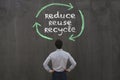 reduce reuse recycle, sustainability concept Royalty Free Stock Photo