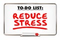 Reduce Stress Writing Words Marker Relax