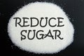 Reduce sugar Royalty Free Stock Photo