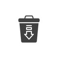 Reduce Waste vector icon