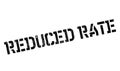 Reduced Rate rubber stamp Royalty Free Stock Photo