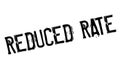 Reduced Rate rubber stamp Royalty Free Stock Photo