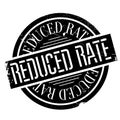 Reduced Rate rubber stamp Royalty Free Stock Photo