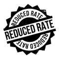 Reduced Rate rubber stamp Royalty Free Stock Photo