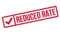 Reduced Rate rubber stamp Royalty Free Stock Photo