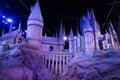 A reduced size of Hogwarts School of Witchcraft and Wizardry castle, The Making of Harry Potter, WB Studio