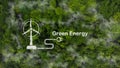Reducing CO2 emissions, green businesses using renewable energy can limit climate change and global warming, concept of ecology Royalty Free Stock Photo