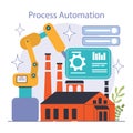 Reducing the cost of production. Automatization and effective optimization Royalty Free Stock Photo