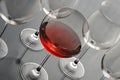 Redwine glass Royalty Free Stock Photo