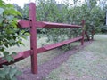 Redwood fence