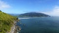 Panorama of California coastline Royalty Free Stock Photo