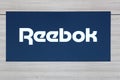 Reebok logo on a wall