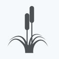 reed cattail design vector icon flat isolated illustration Royalty Free Stock Photo