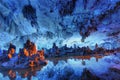 Reed flute cave crystal palace Royalty Free Stock Photo