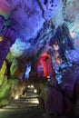 Reed flute cave guilin Royalty Free Stock Photo