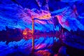 Reed Flute Cave in Guilin, China. Royalty Free Stock Photo