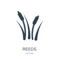 reeds icon in trendy design style. reeds icon isolated on white background. reeds vector icon simple and modern flat symbol for Royalty Free Stock Photo