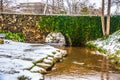 Reedy River in Downtown Greenville, South Carolina, USA Royalty Free Stock Photo