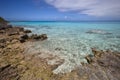 Reef and blue lagoon Royalty Free Stock Photo