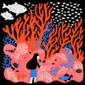 Reef Illustration: A Fauvism Art Style By Jean Jullien