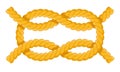 Reef knot vector icon flat isolated Royalty Free Stock Photo