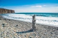 Reef Mys Vyatlina in Russian island in city Vladivostok. Chernysheva Bay