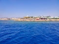 Reefs on Red sea beach resort in Egypt Royalty Free Stock Photo