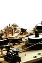 Reel tape recorder mechanism vintage Royalty Free Stock Photo