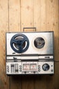 Reel to reel tape player and recorder Royalty Free Stock Photo