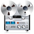 Reel to Reel Tape Recorder Royalty Free Stock Photo