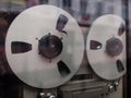 Reel to Reel taperecorder playing music