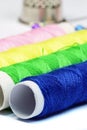 Reels of thread Royalty Free Stock Photo