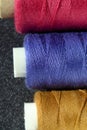 Reels thread in a row Royalty Free Stock Photo