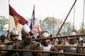 Reenactment battle of grolle. The netherlands. Historic fight between the spanish and the dutch